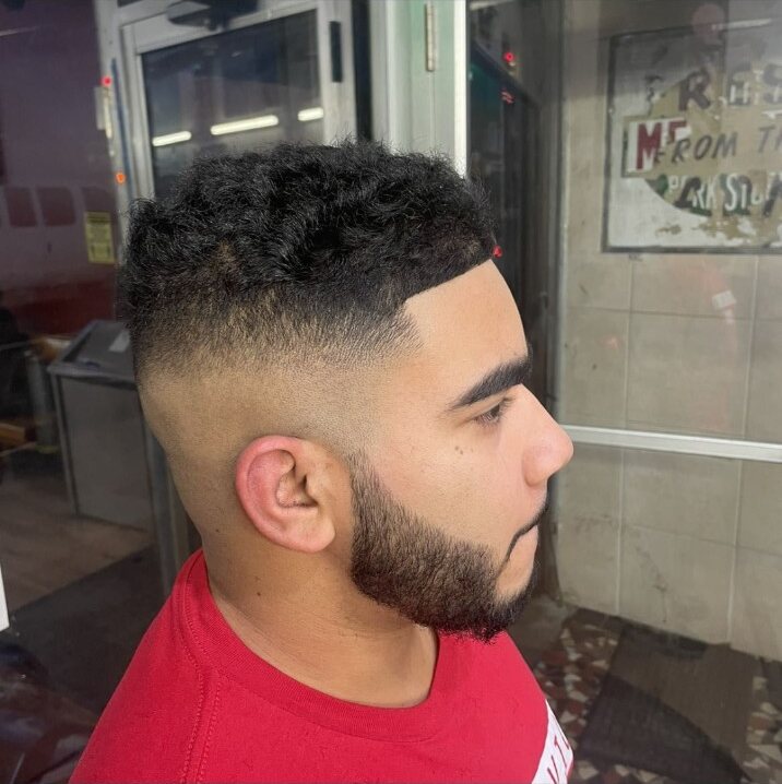 Clean fade and beard
